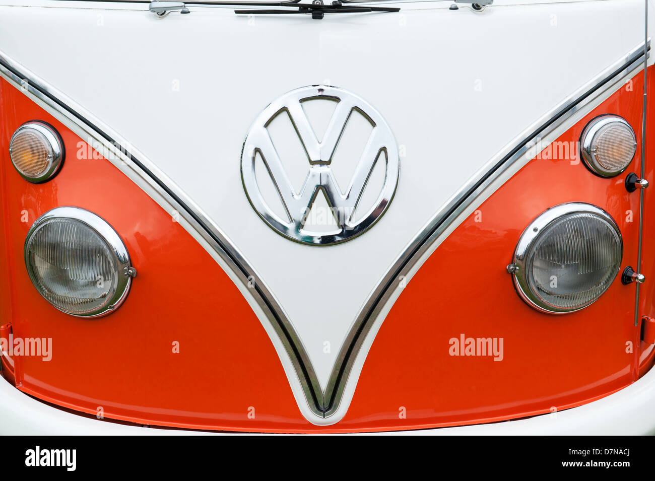 Écran partagé VW Volkswagen camper van Banque D'Images