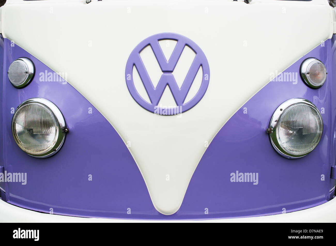 Écran partagé VW Volkswagen camper van Banque D'Images