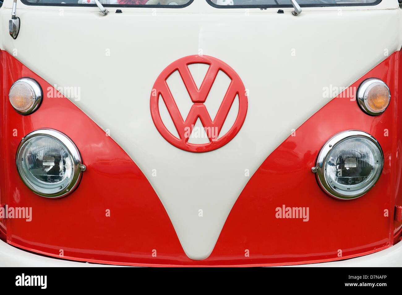 Écran partagé VW Volkswagen camper van Banque D'Images