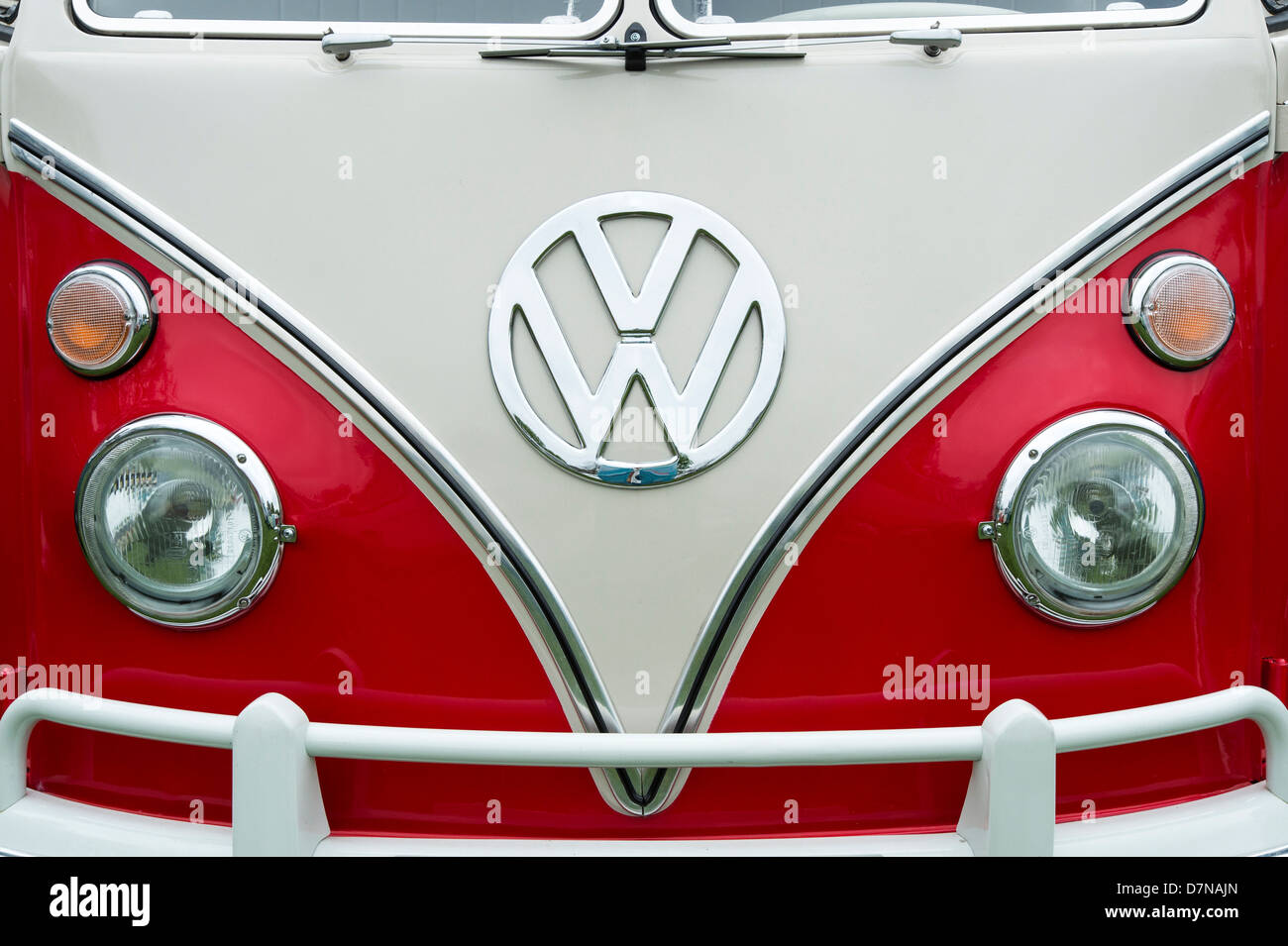 Écran partagé VW Volkswagen camper van Banque D'Images