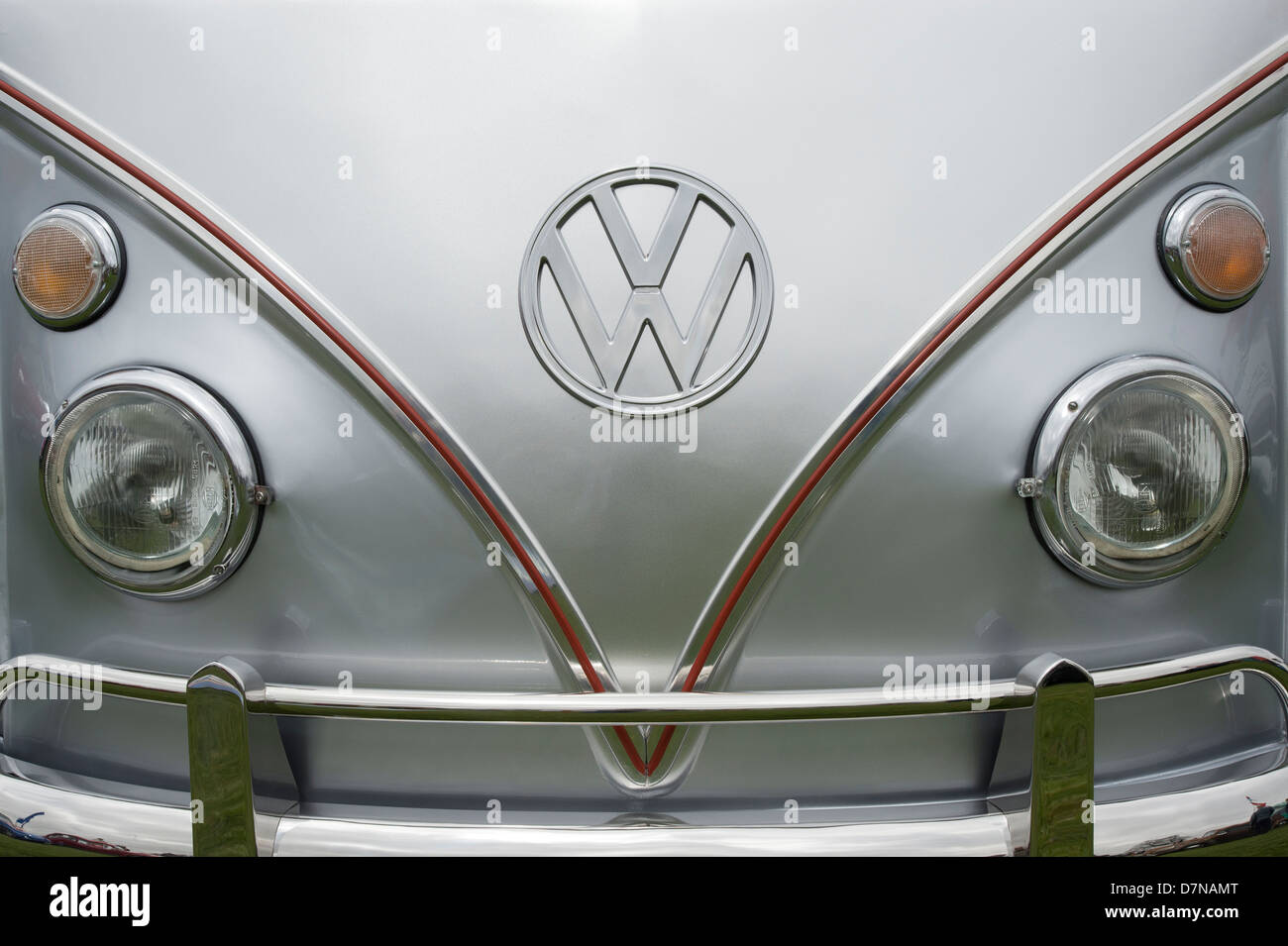 Écran partagé VW Volkswagen camper van Banque D'Images