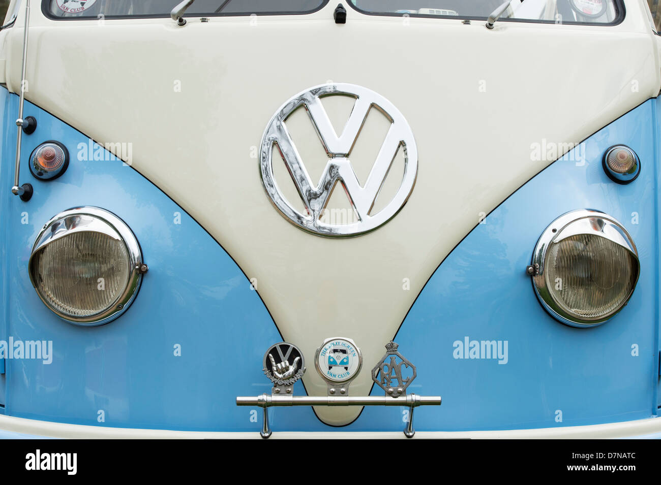 Écran partagé VW Volkswagen camper van Banque D'Images