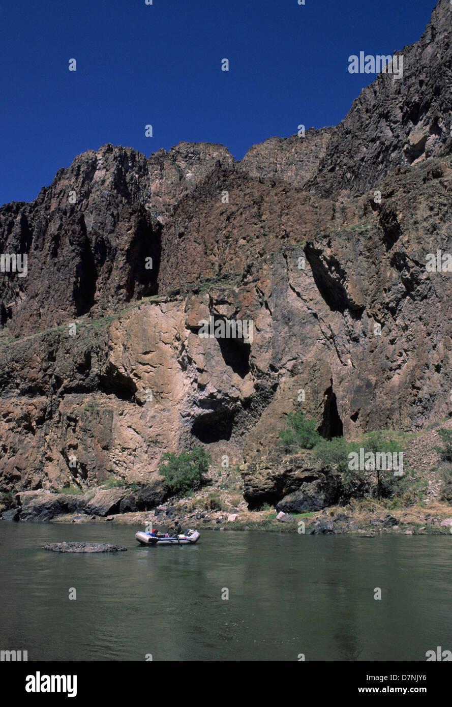 USA (Oregon), Rafting, Owyhee River Canyon Banque D'Images