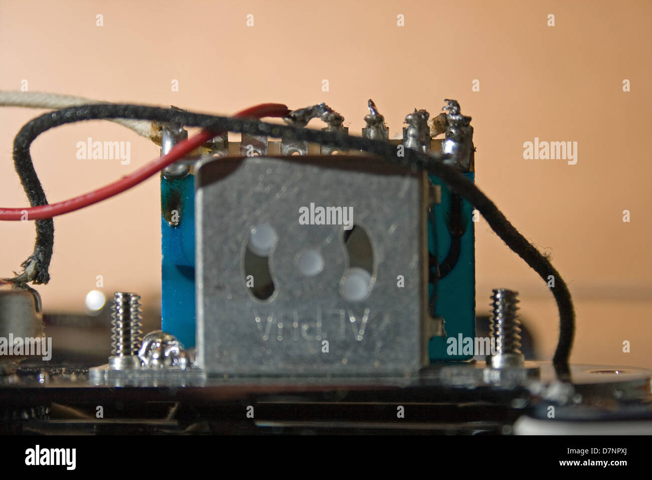 Alnicov Pont De Plaque De Commande Précâblé À 3 Voies Noir Pour Guitare Électrique Telecaster - Blanc