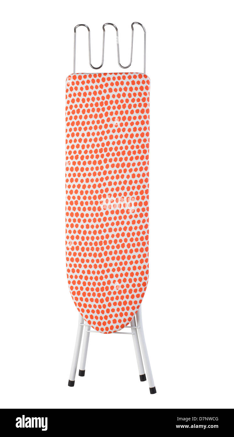 Planche à repasser isolé sur fond blanc Banque D'Images