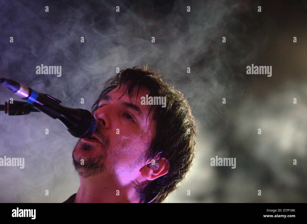 Barcelone, Espagne. 10 mai 2013. Le groupe de rock progressif britannique effectue l'amplificateur dans Salamandra 2 lieu d'exposition à l'Hospitalet de Llobregat, près de Barcelone et présenter le nouvel album 'Octopus". Credit : Fco Javier Rivas Martín/Alamy Live News Banque D'Images