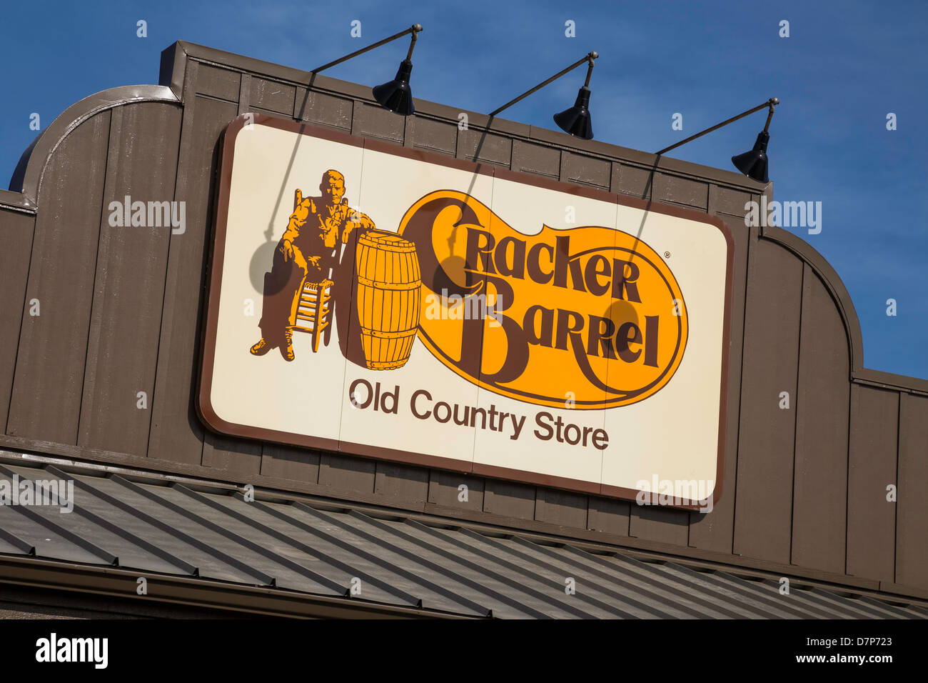 , Cracker Barrel Old Country Store, restaurant décontracté, North Carolina, USA Banque D'Images