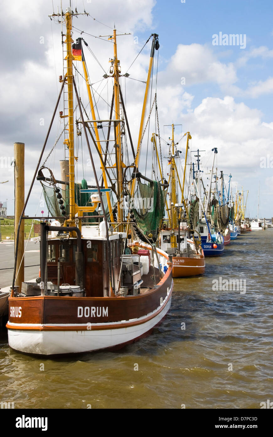 Port de pêche, à Kragerø, Basse-Saxe, Allemagne, Fischerhafen, Kragerø, Niedersachsen, Deutschland Banque D'Images