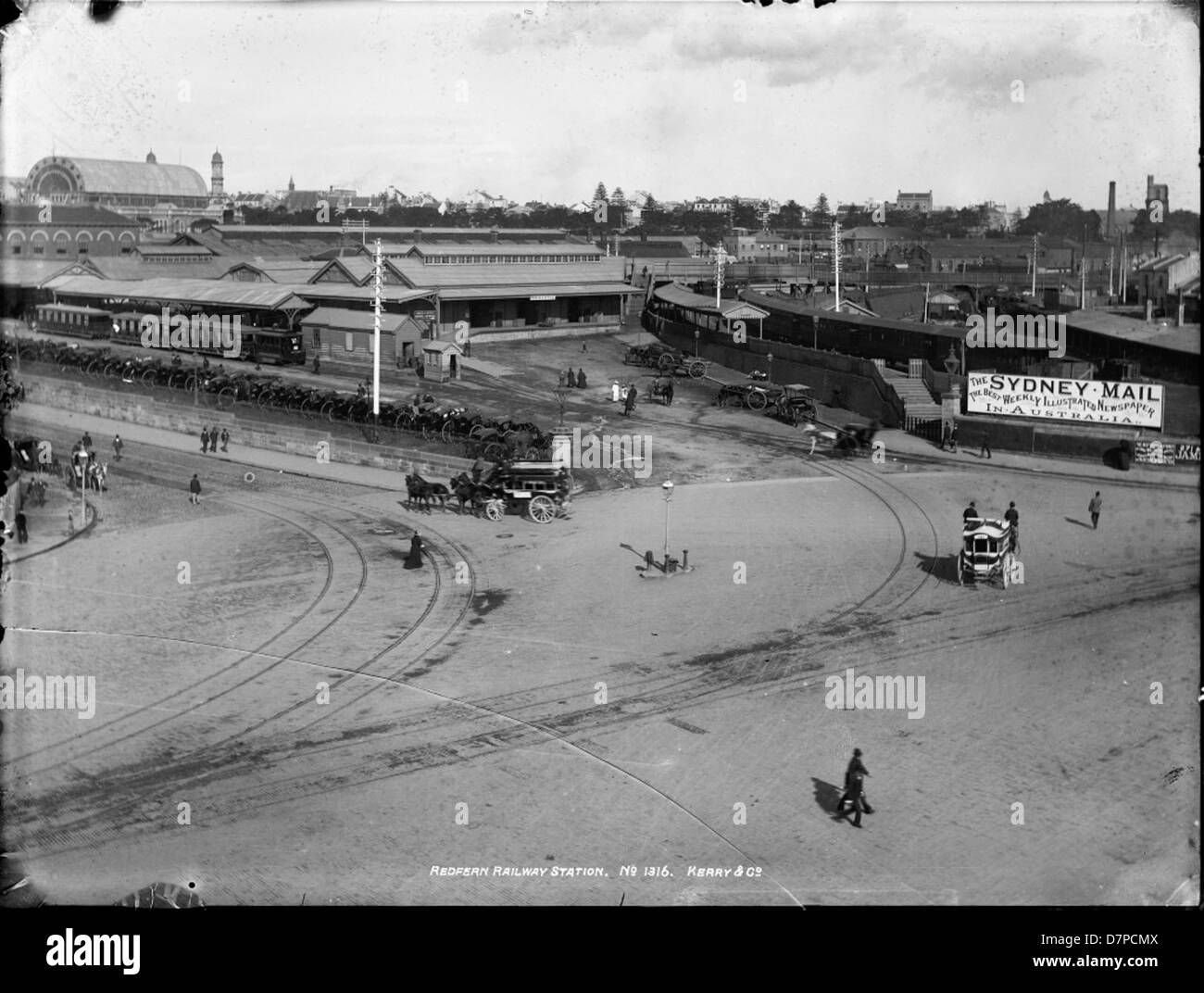 La gare de Redfern Banque D'Images