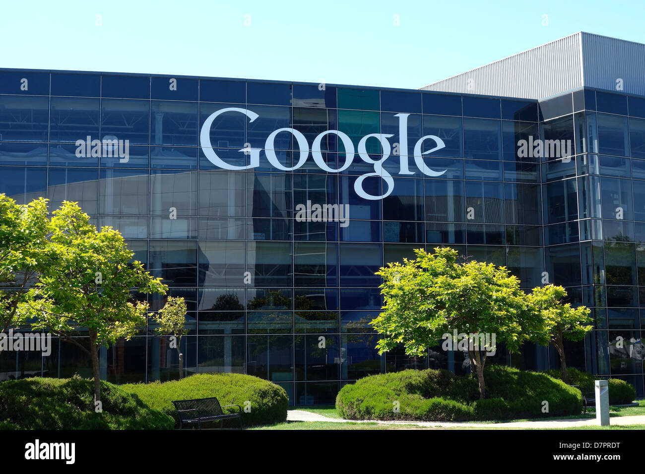 Le siège de Google à Mountain View, Californie Banque D'Images