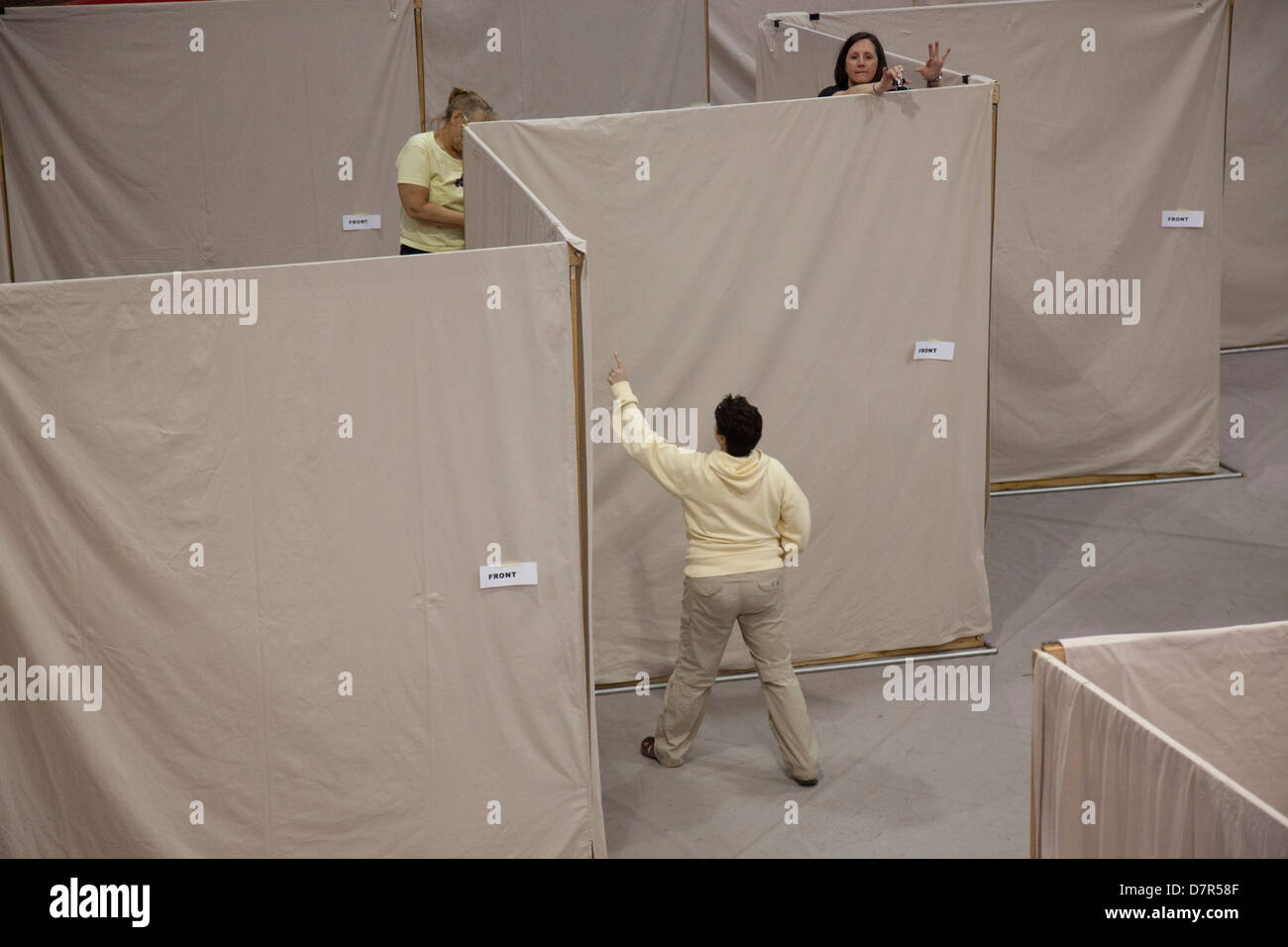 Quilt Show mis en place Banque D'Images