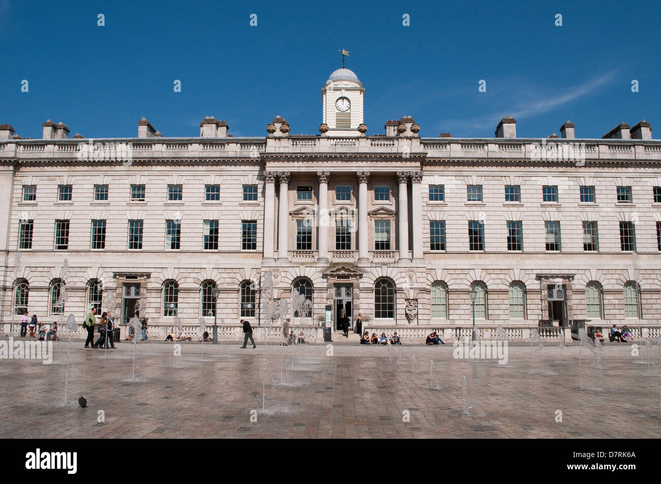 Courtyard Somerset House, Londres, Royaume-Uni Banque D'Images