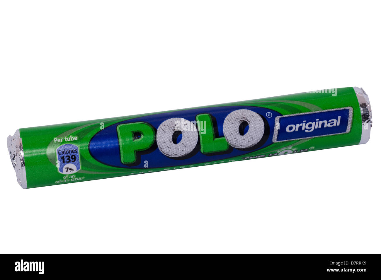 Un paquet de bonbons menthe original Polo sur fond blanc Photo Stock - Alamy