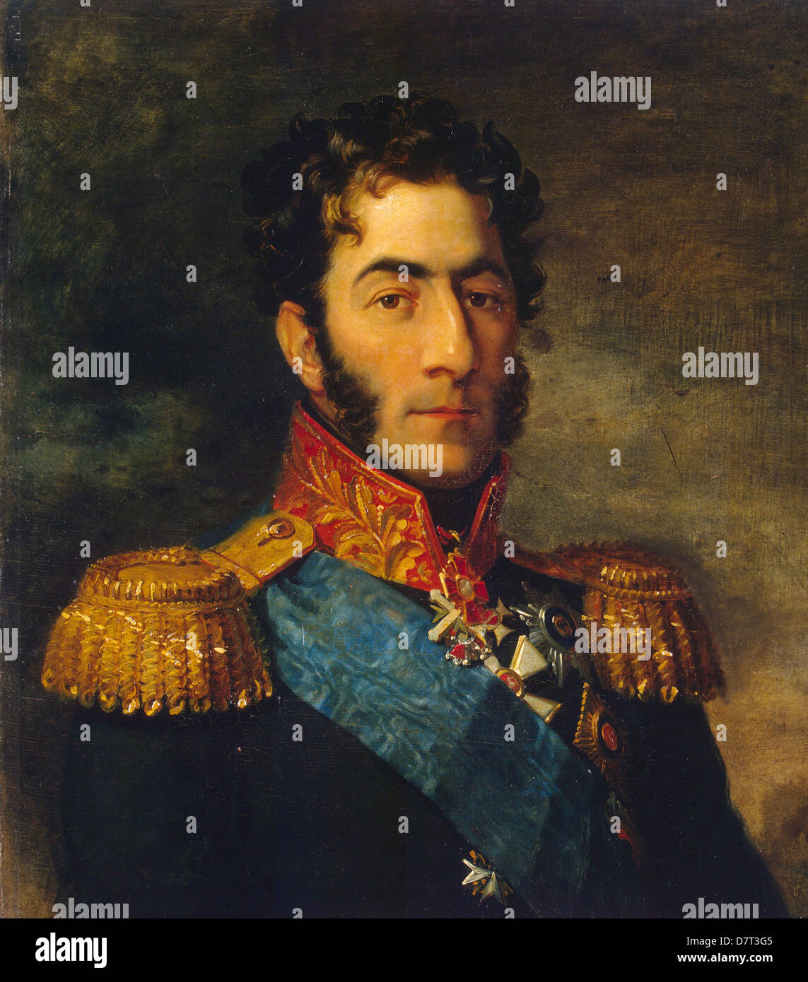 Piotr BAGRATION (1765-1812) général de l'armée russe Banque D'Images