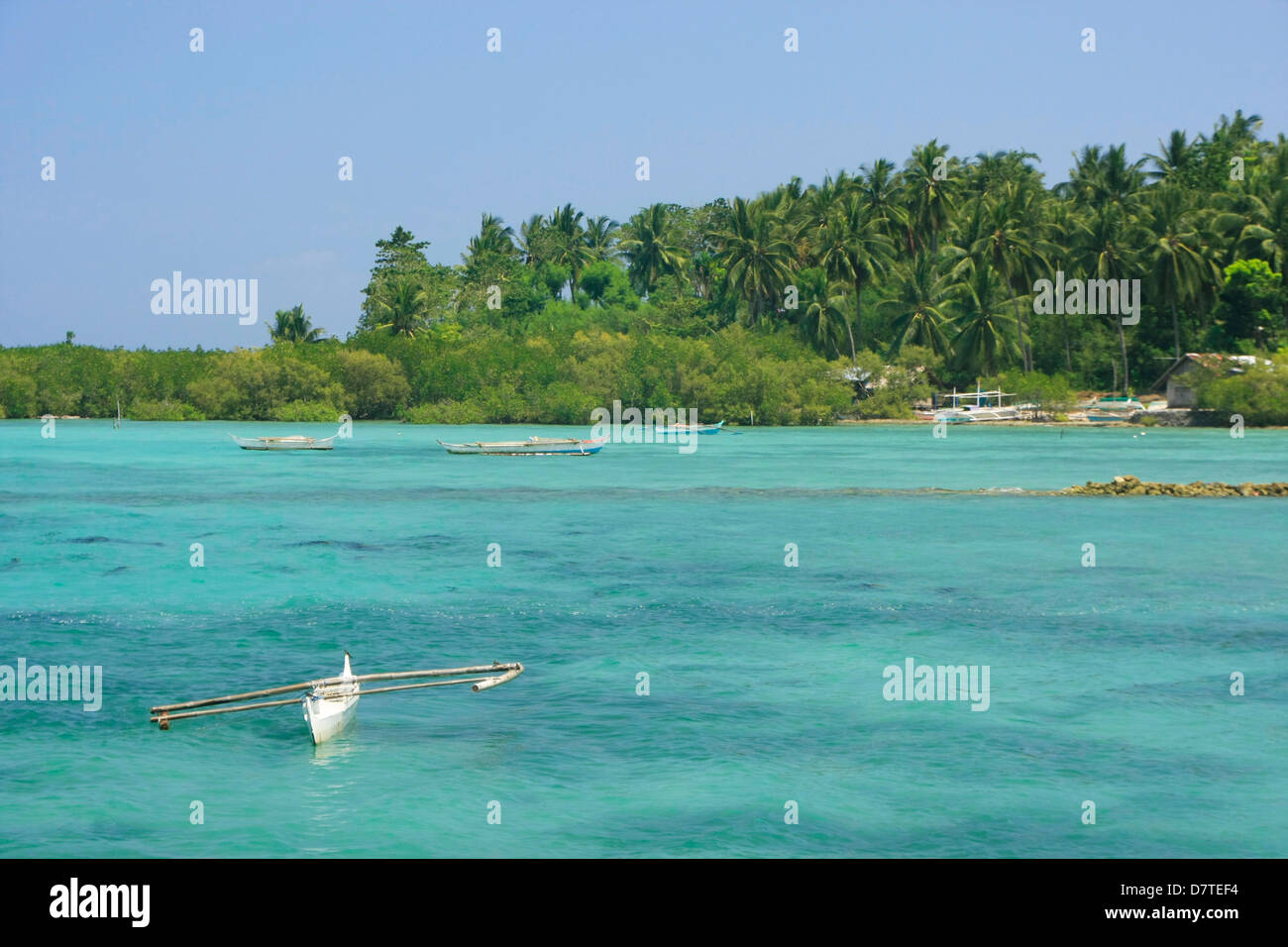 Les eaux turquoise de l'île de Cebu, Philippines, en Asie du sud-est Banque D'Images