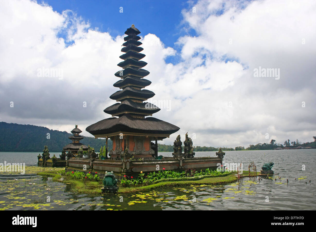 Pura Ulun Danu Bratan, Bali, Indonésie Banque D'Images