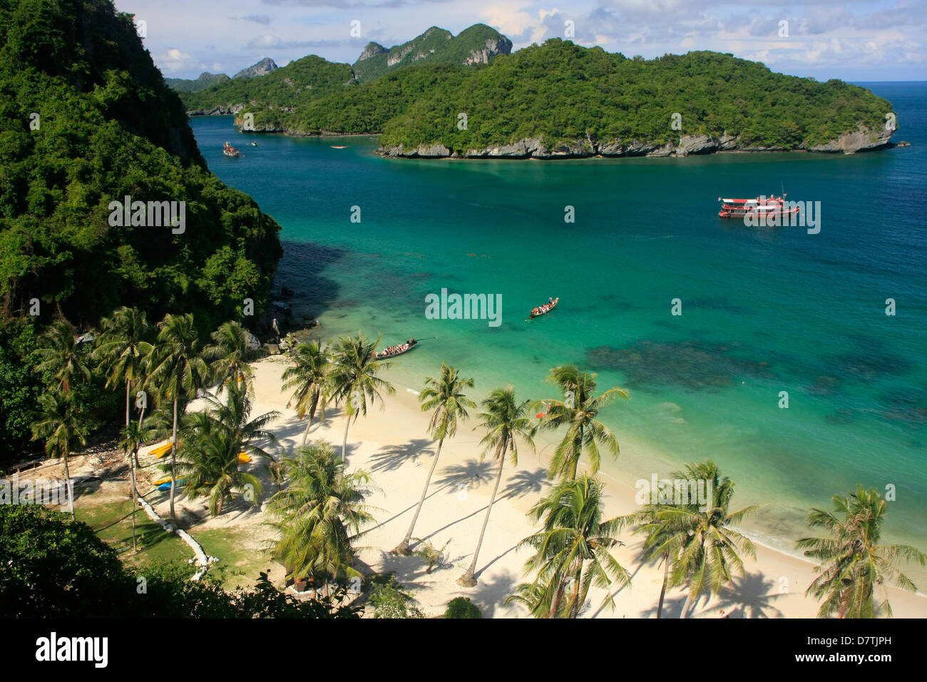 L'île de Koh Wua Talab, Ang Thong National Marine Park, Thaïlande Banque D'Images