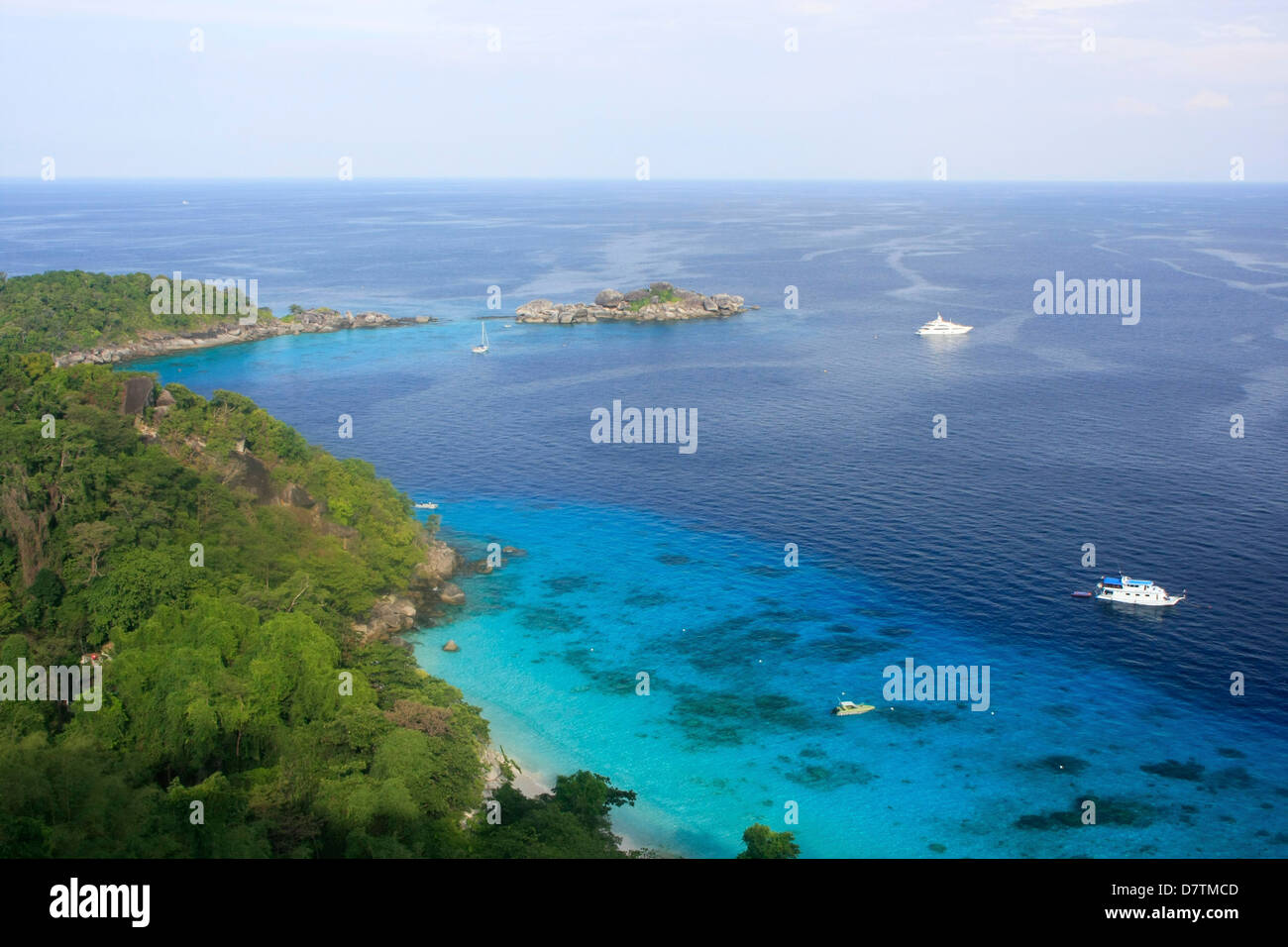 Parc national des îles Similan, la mer d'Andaman, Thaïlande Banque D'Images