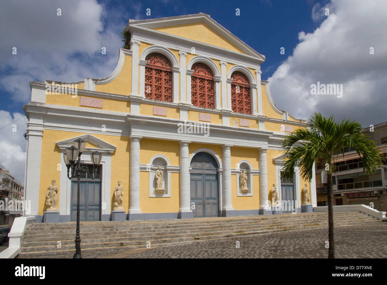 Cathédrale, Point-a-Pitre, Guadeloupe, Iles sous le vent, Antilles, Caraïbes Banque D'Images