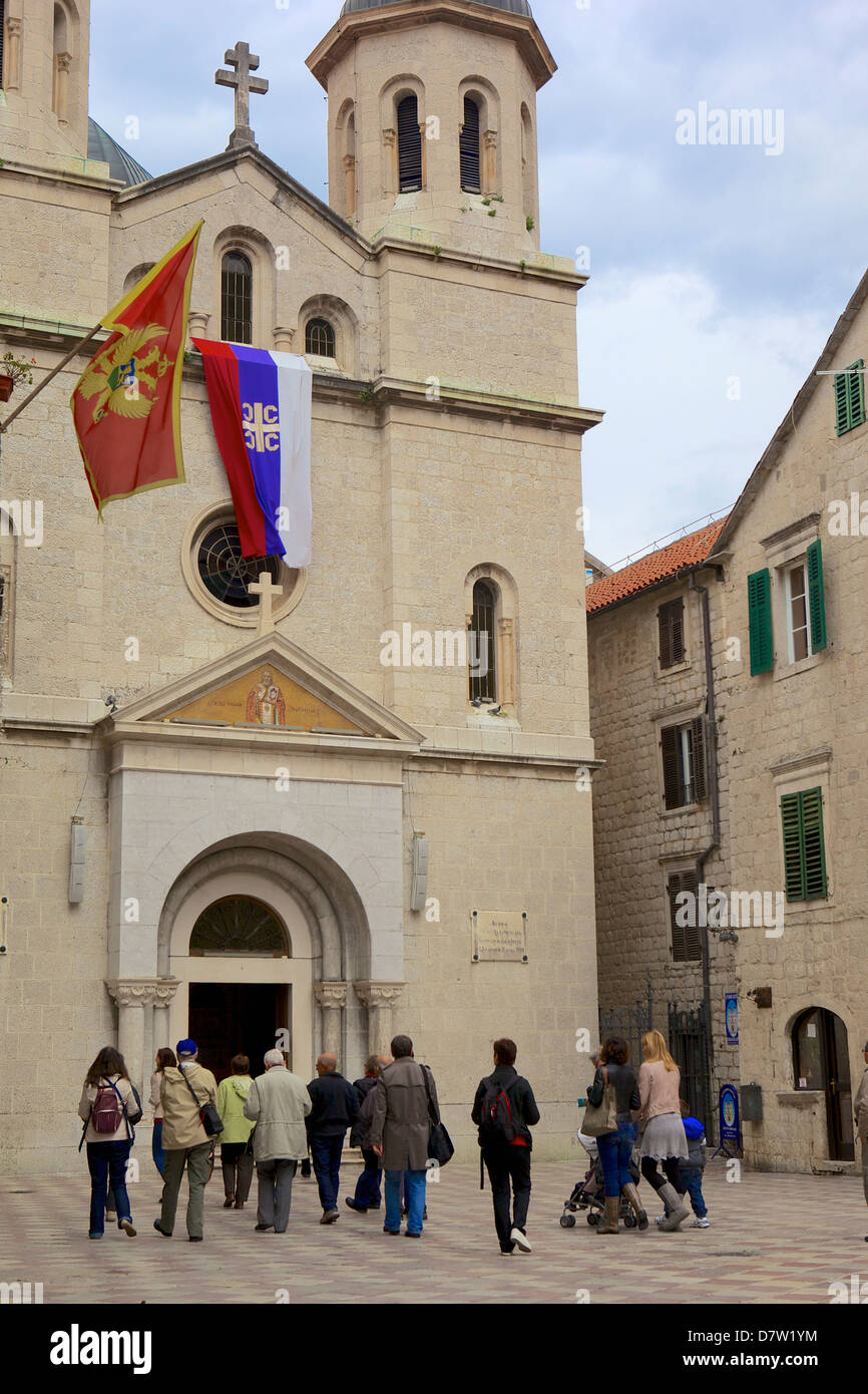 St Lukes Church, Kotor, Site du patrimoine mondial de l'UNESCO, le Monténégro Banque D'Images