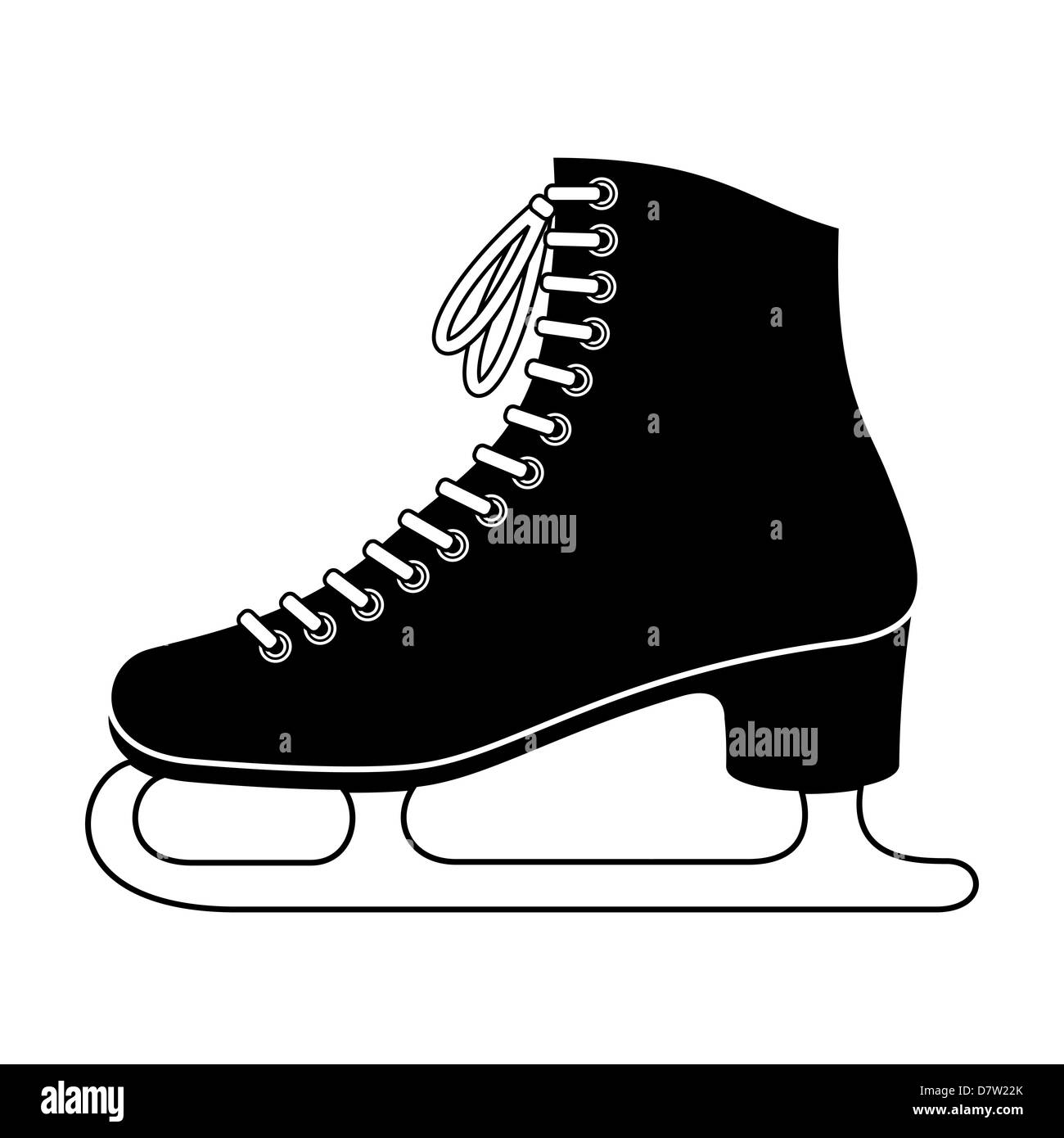 Patin à glace Banque D'Images