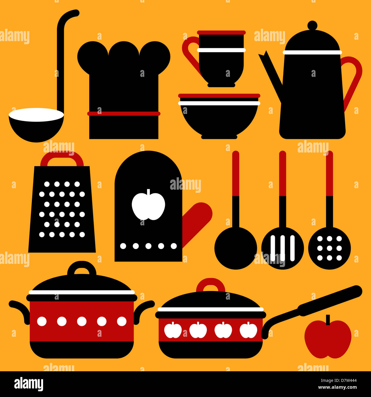 L'équipement de cuisine Banque D'Images