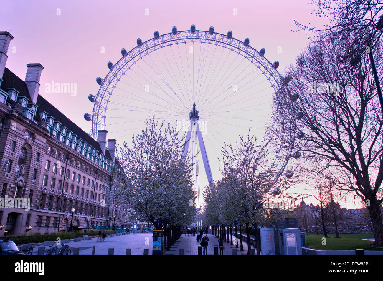 L'EDF Energy London Eye, Londres, Angleterre Banque D'Images