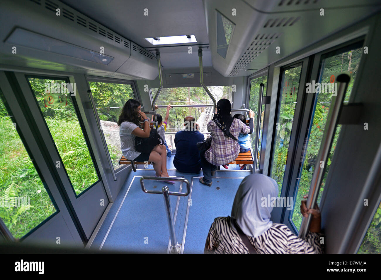Asie Malaisie Penang Georgetown Penang Hill Cable Car Banque D'Images