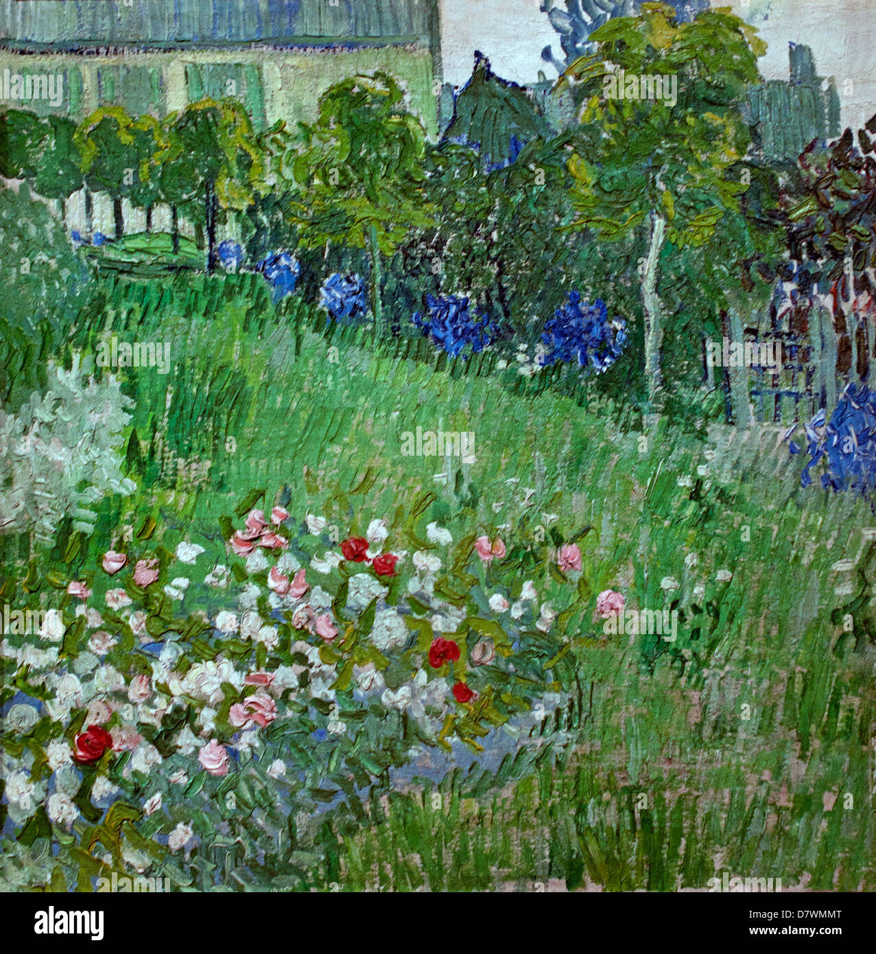 Le Jardin de Daubigny 1890 Vincent van Gogh 1853 - 1890 Pays-Bas néerlandais post impressionnisme Banque D'Images