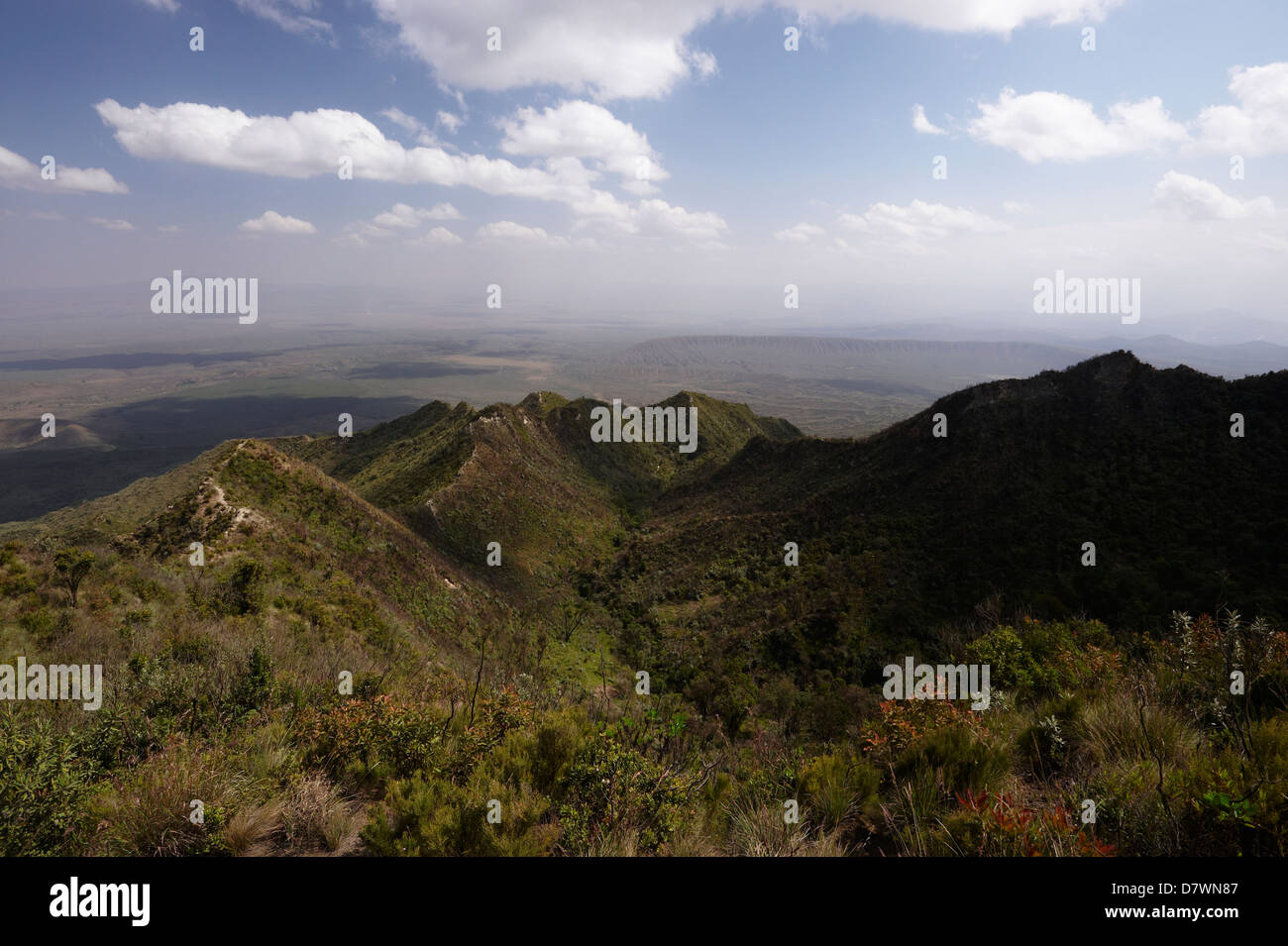 Le mont Longonot National Park, Kenya Banque D'Images