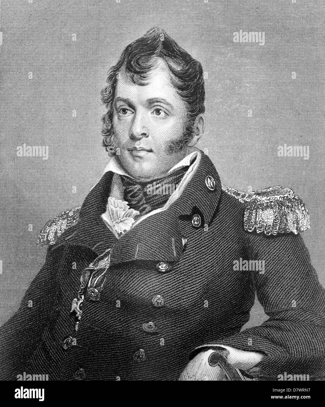 OLIVER HAZARD PERRY (1785-1819) United States Navy Commodore Banque D'Images