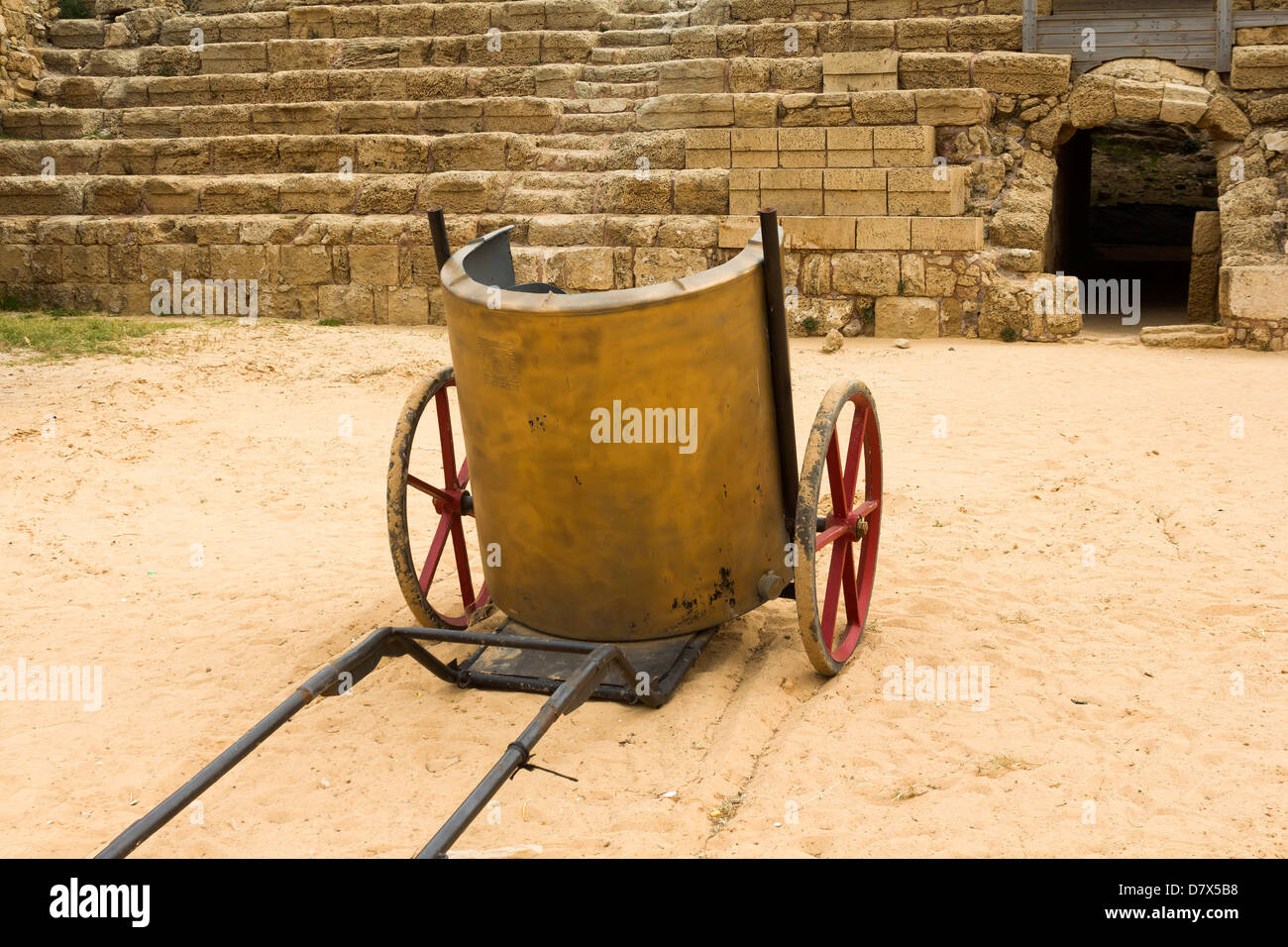 Arène de gladiateurs à Césarée Banque D'Images