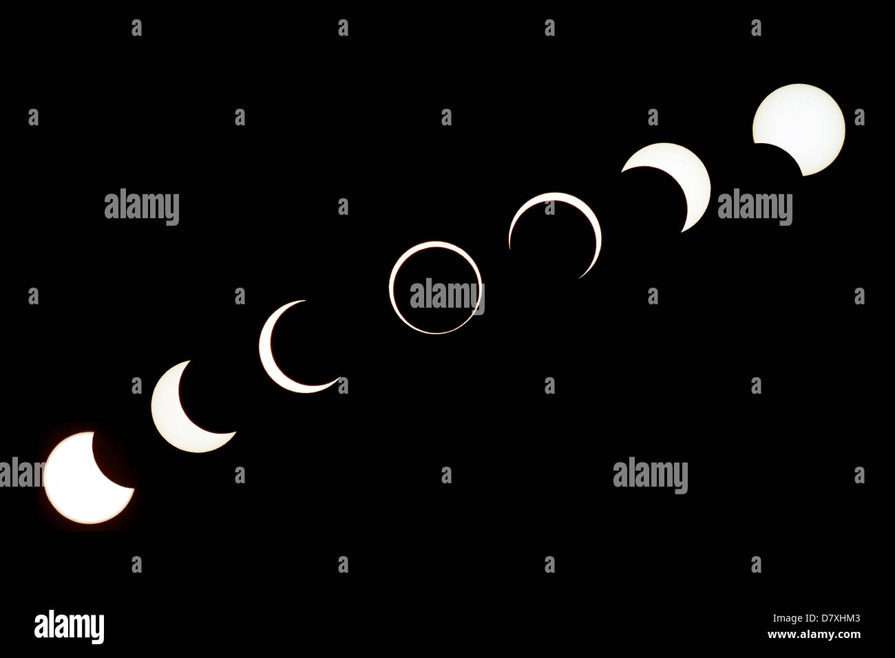 Éclipse solaire Banque D'Images