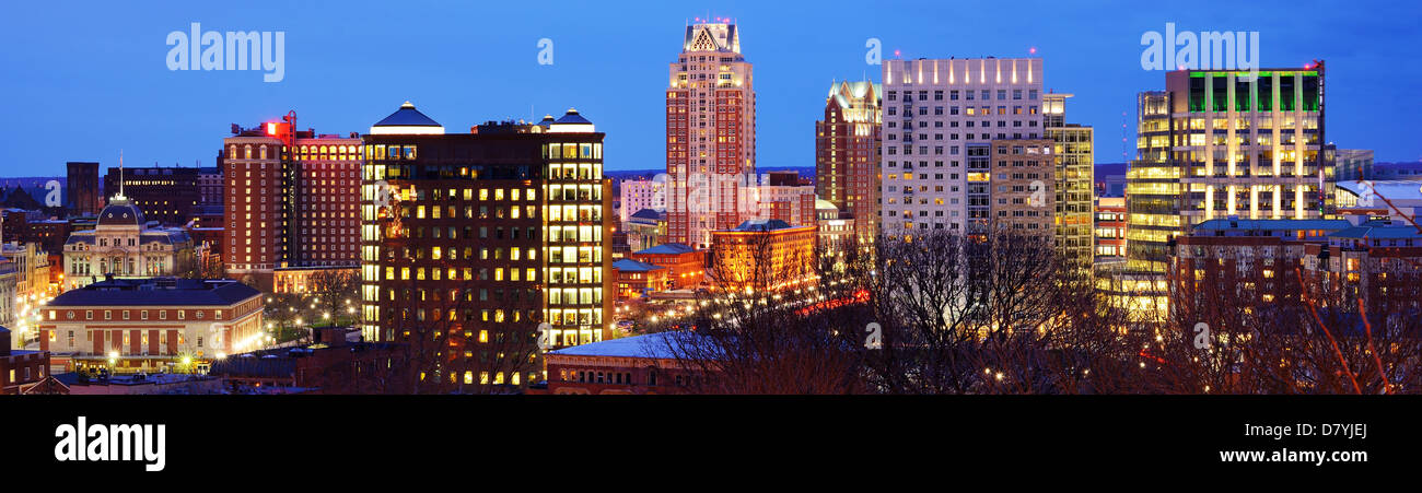 Providence, Rhode Island a été l'une des premières villes établies aux États-Unis. Banque D'Images