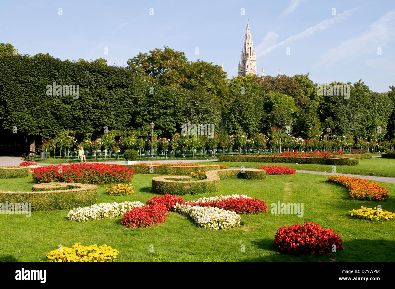 Volksgarten, Vienne, Autriche Banque D'Images