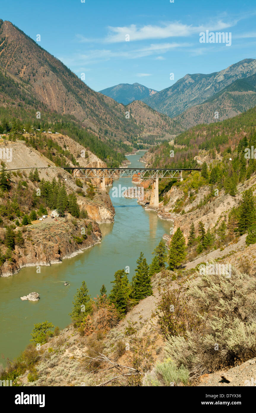 Fraser River, Lillooet, British Columbia, Canada Banque D'Images