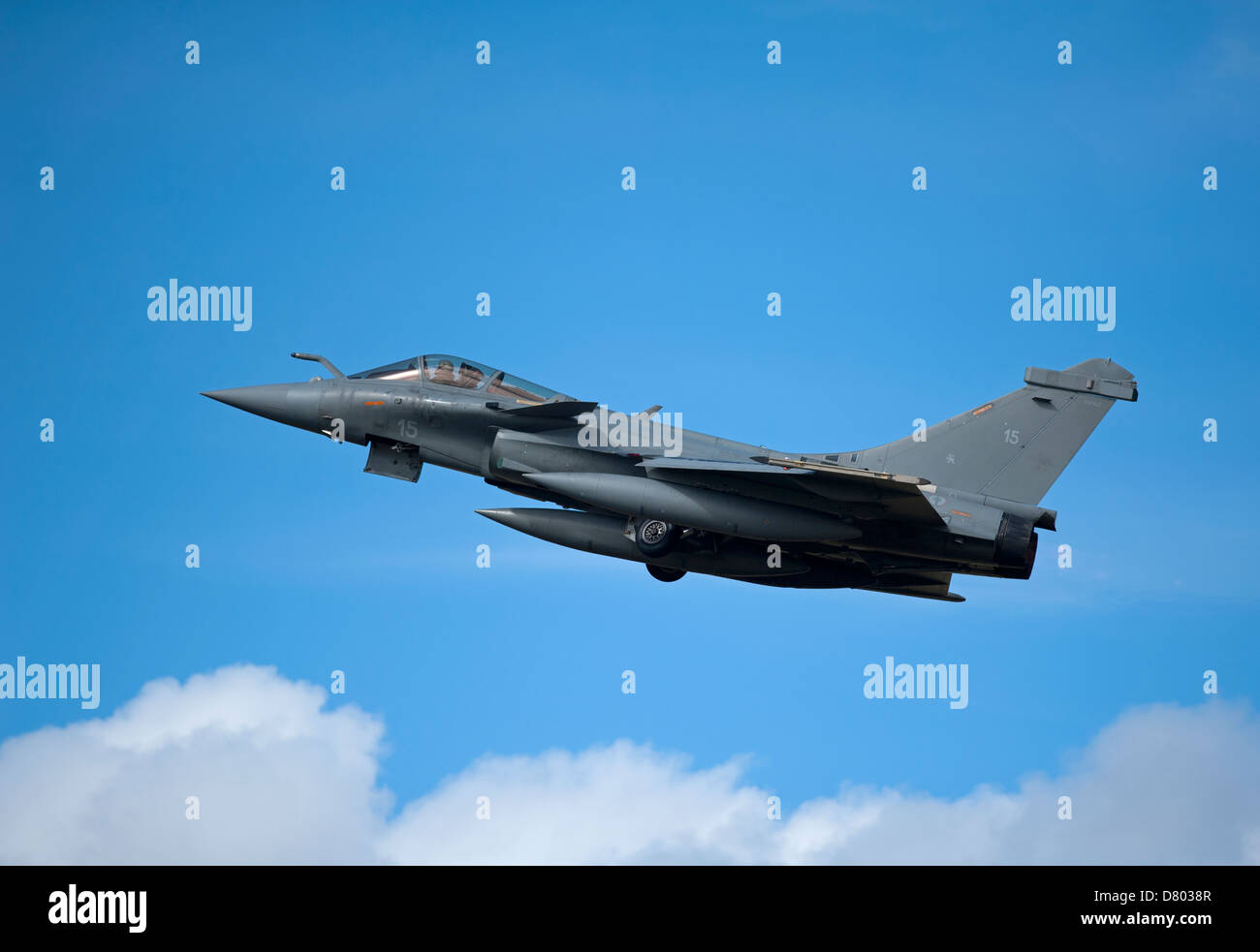 France - Militaire Marine Dassault Rafale M sur l'avion au décollage de postcombustion. 9120 SCO Banque D'Images