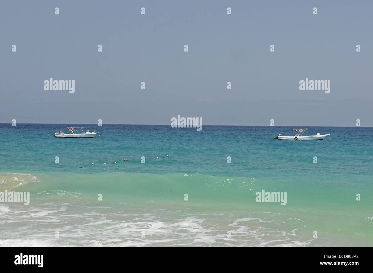 Ponta Preta beach Santa Maria Sal au Cap Vert Banque D'Images