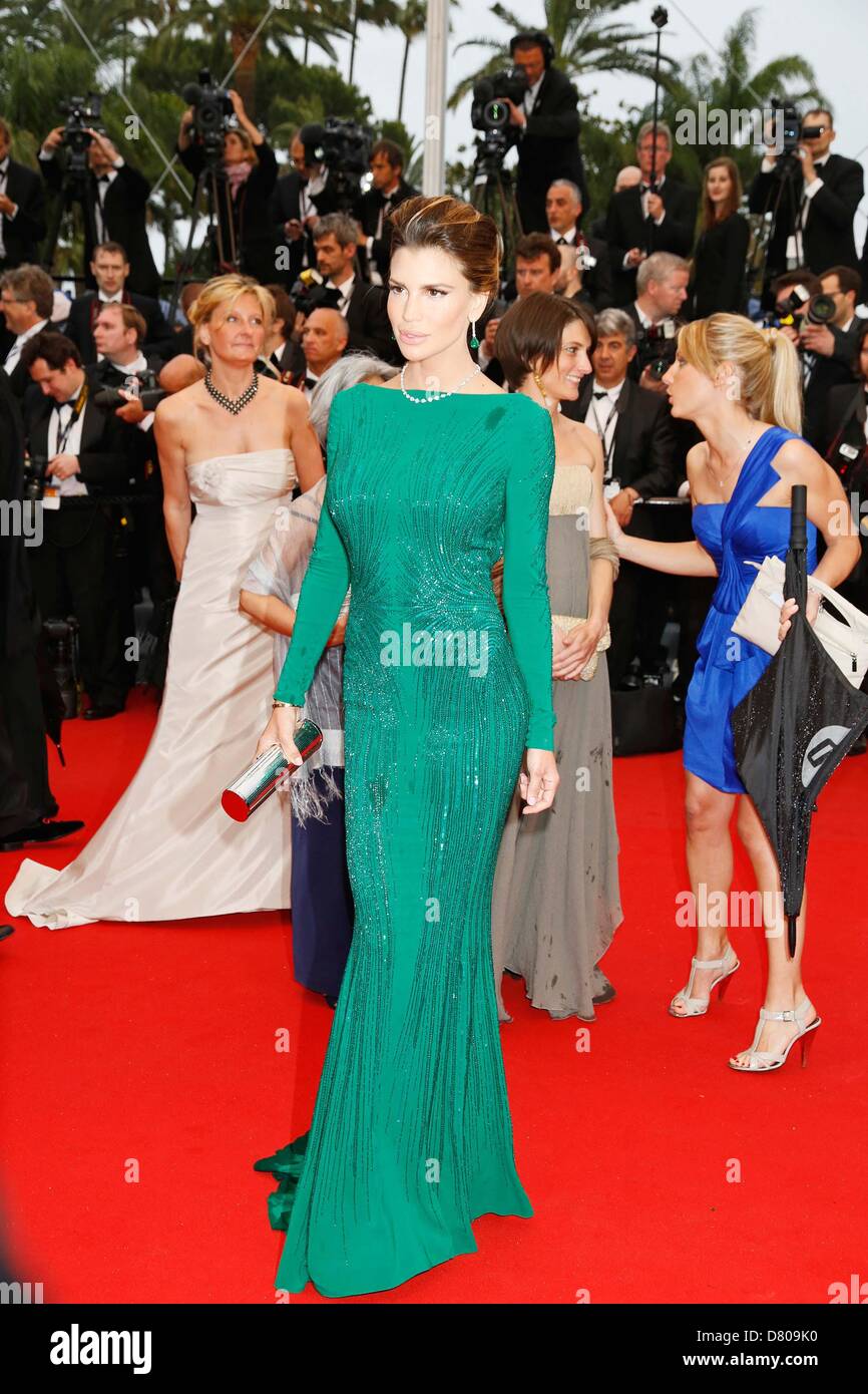 Cannes, France. 16 mai 2013. CLAUDIA GALANTI.Gatsby le Magnifique premiere et ouverture de la 66e Festival de Cannes.Cannes, France.15 Mai 2013.(Image Crédit : © Roger Harvey/Globe Photos/ZUMAPRESS.com/Alamy Live News) Banque D'Images