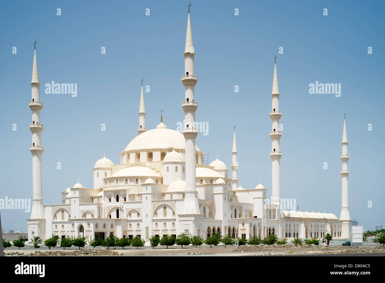 Nouvelle Mosquée Sheikh Zayed en construction à Dubaï Émirats Arabes Unis Banque D'Images