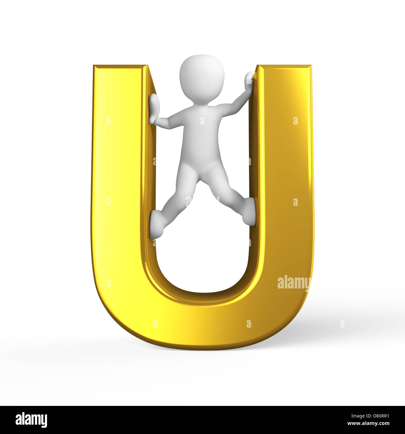 L'alphabet d'or pour l'écriture de messages de félicitations messages, textes, cartes et désirs que Banque D'Images