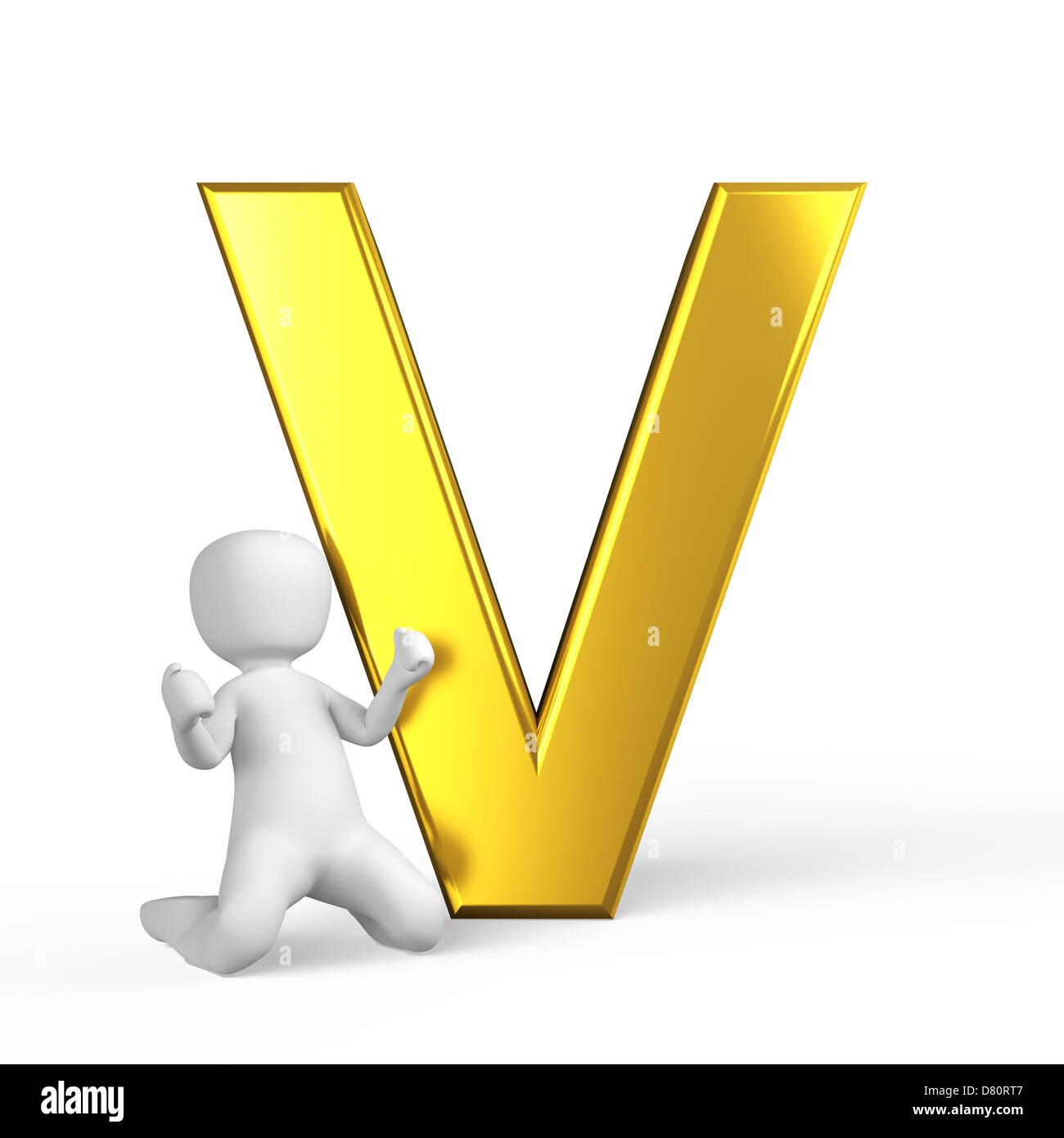 L'alphabet d'or pour l'écriture de messages de félicitations messages, textes, cartes et désirs que Banque D'Images