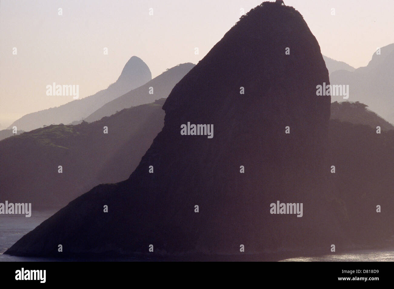 Pain de Sucre, Rio de Janeiro, Brésil. Banque D'Images