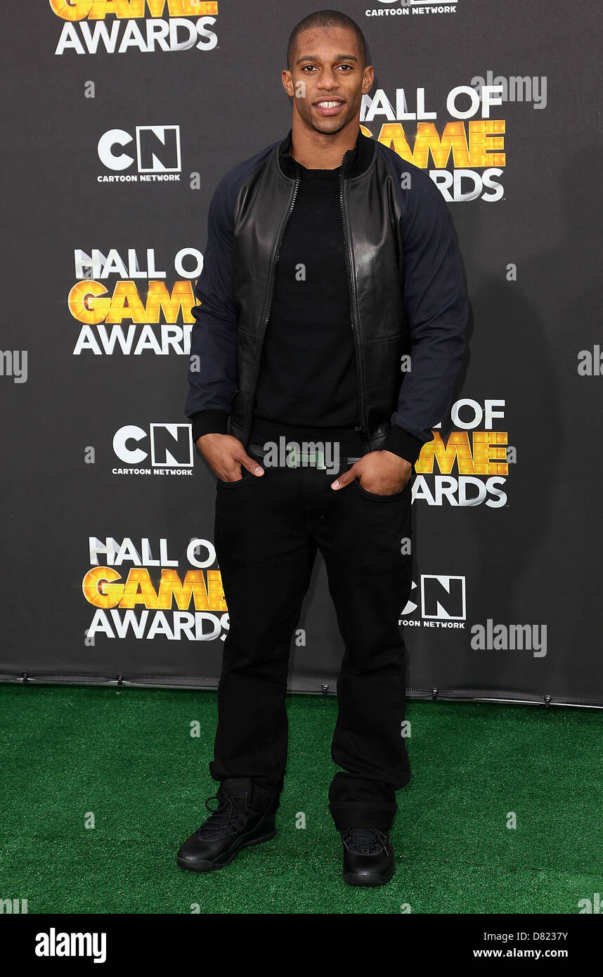 Victor Cruz 2012 Cartoon Network Hall of Game Awards au Barker Hangar Santa Monica, Californie - 18.02.12 Banque D'Images Victor Cruz 2012 Cartoon Network Hall of Game Awards au Barker Hangar Santa Monica, Californie - 18.02.12 Banque D'Images