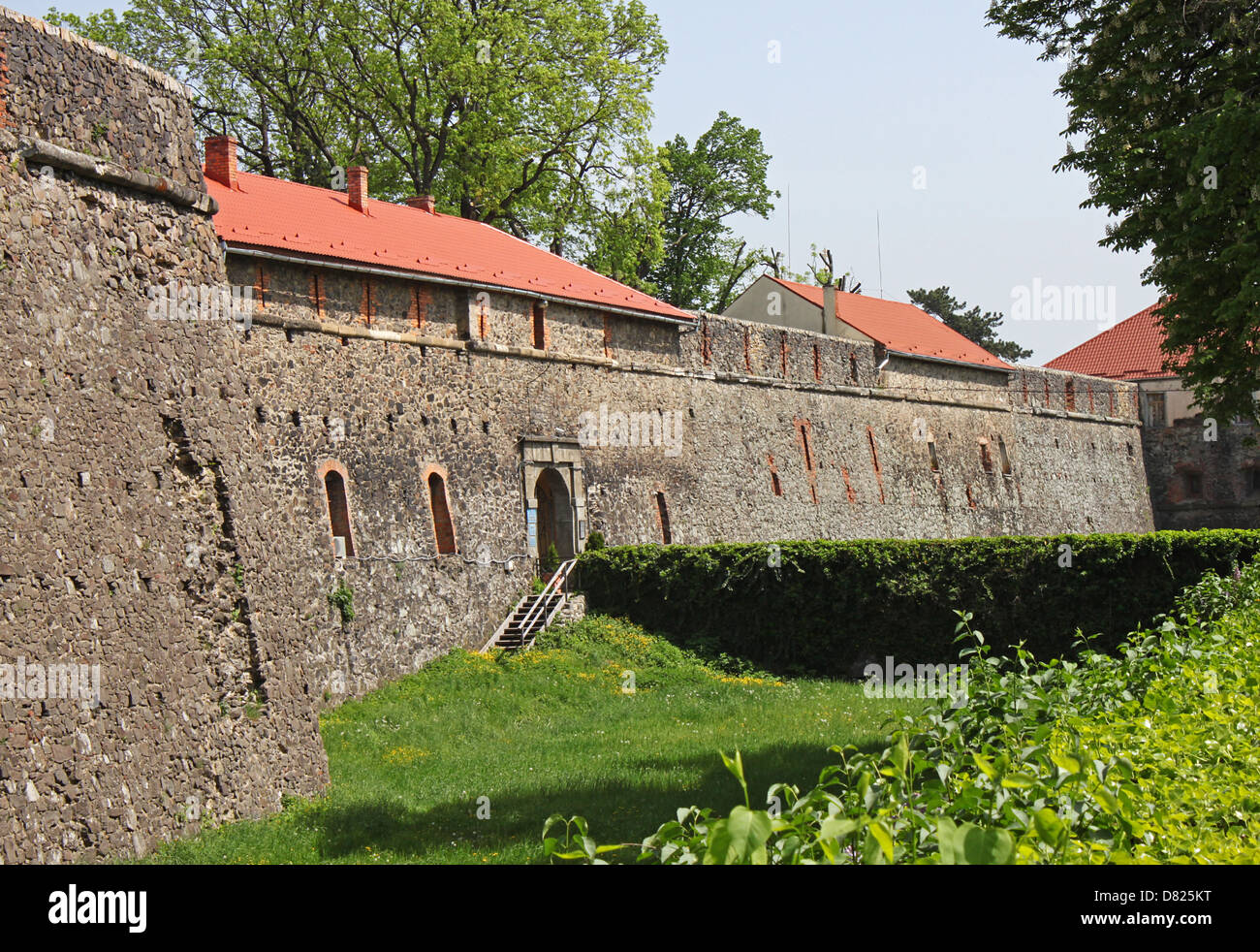 Château de murs en Uzhhorod, Ukraine Banque D'Images