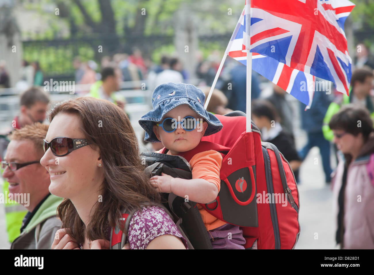 Mariage du Prince William et Kate Middleton en avril 2011. Banque D'Images