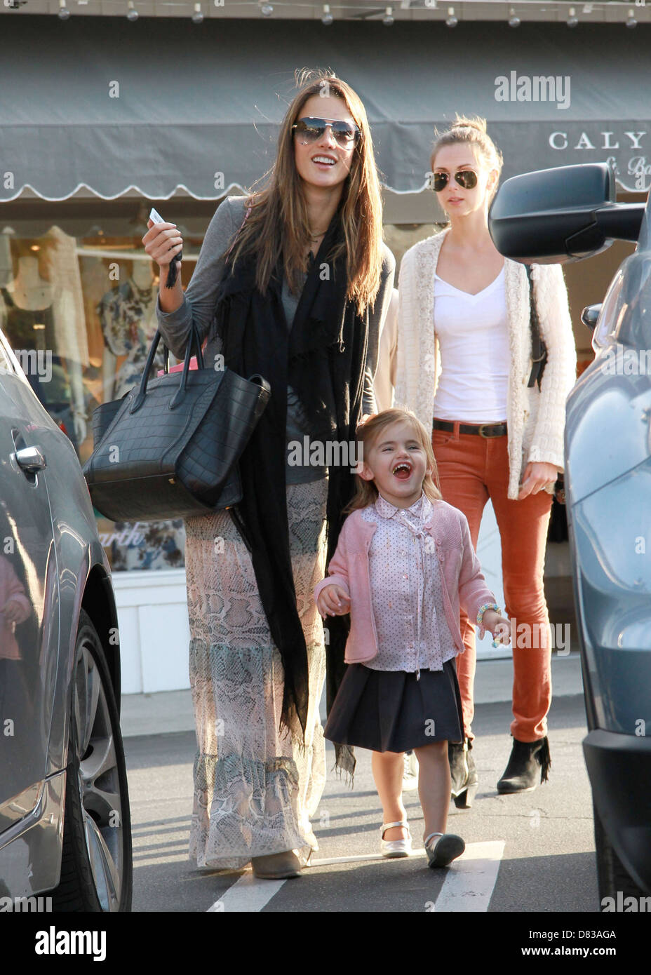 Ange Victoria's Secret Alessandra Ambrosio et sa fille Anja Louise