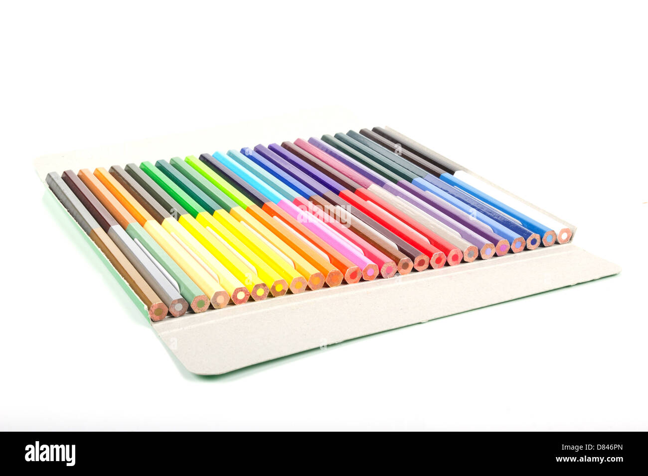 crayons de couleur Banque D'Images