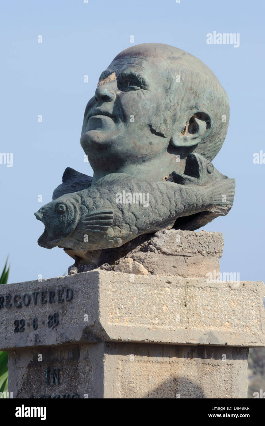 St George's Bay à Paceville, Malte Banque D'Images