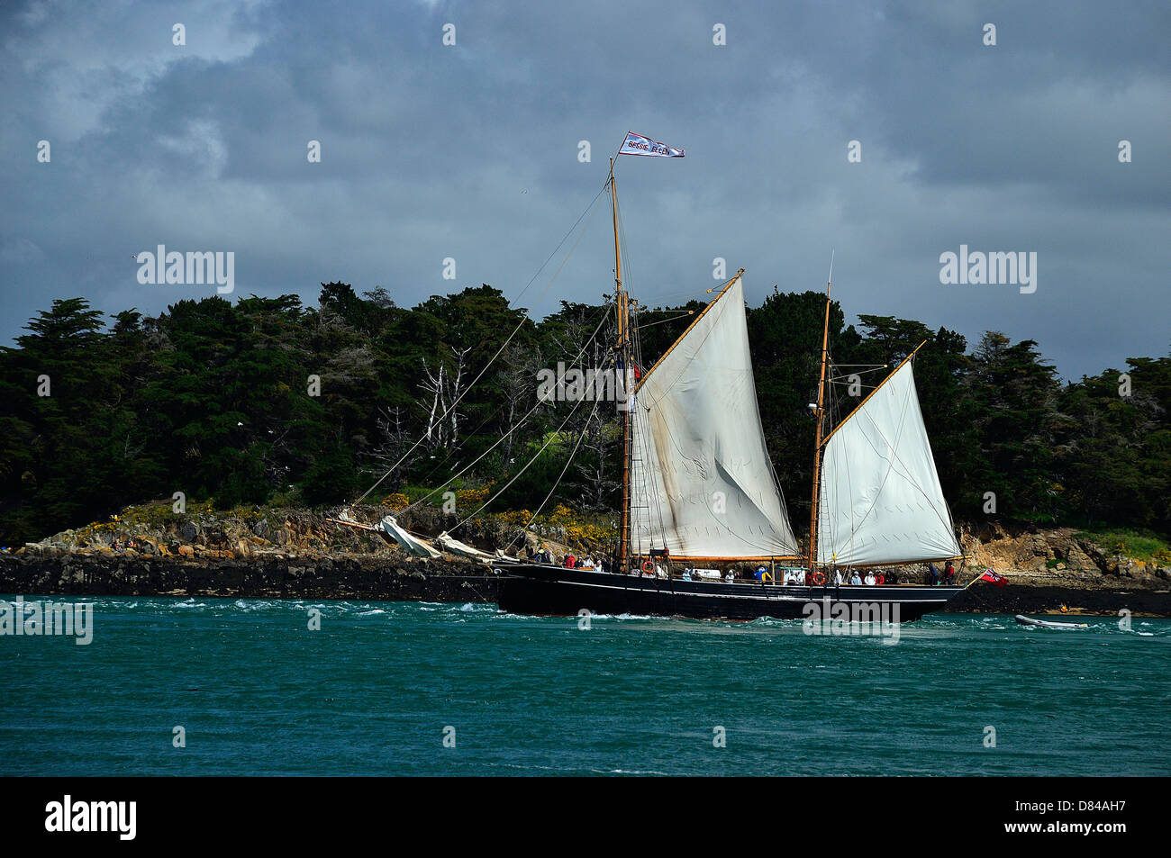 'Bessie Ellen' : commerciaux des pays de l'Ouest ketch, construit en 1904 à Plymouth par William Kelly, lancement en 1907 (Plymouth, UK). Banque D'Images 'Bessie Ellen' : commerciaux des pays de l'Ouest ketch, construit en 1904 à Plymouth par William Kelly, lancement en 1907 (Plymouth, UK). Banque D'Images